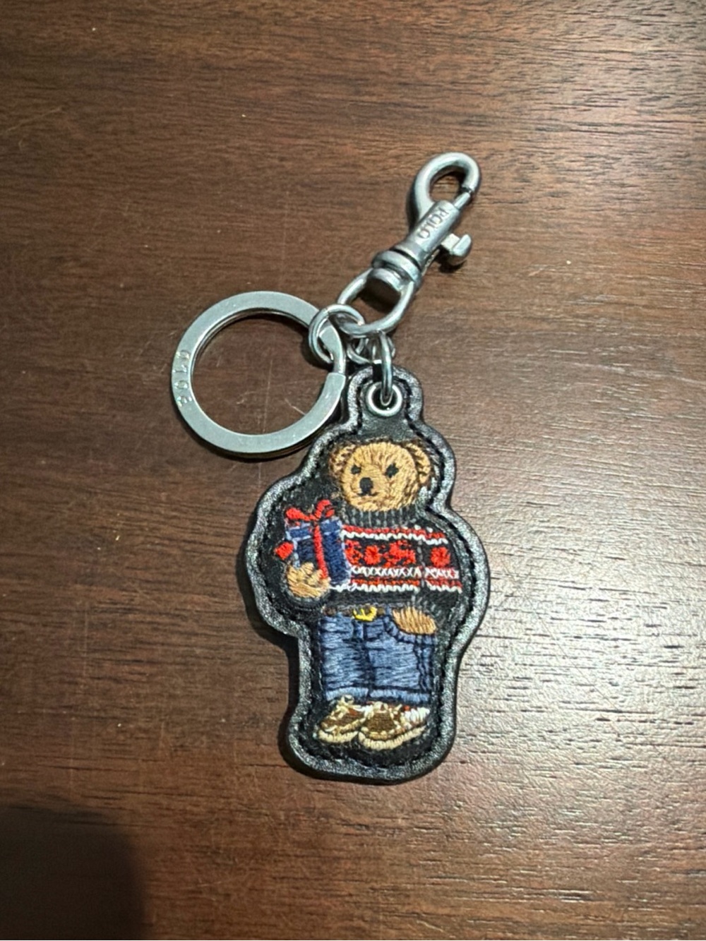 Polo Bear Ralph Lauren Leather Key Ring Key chain